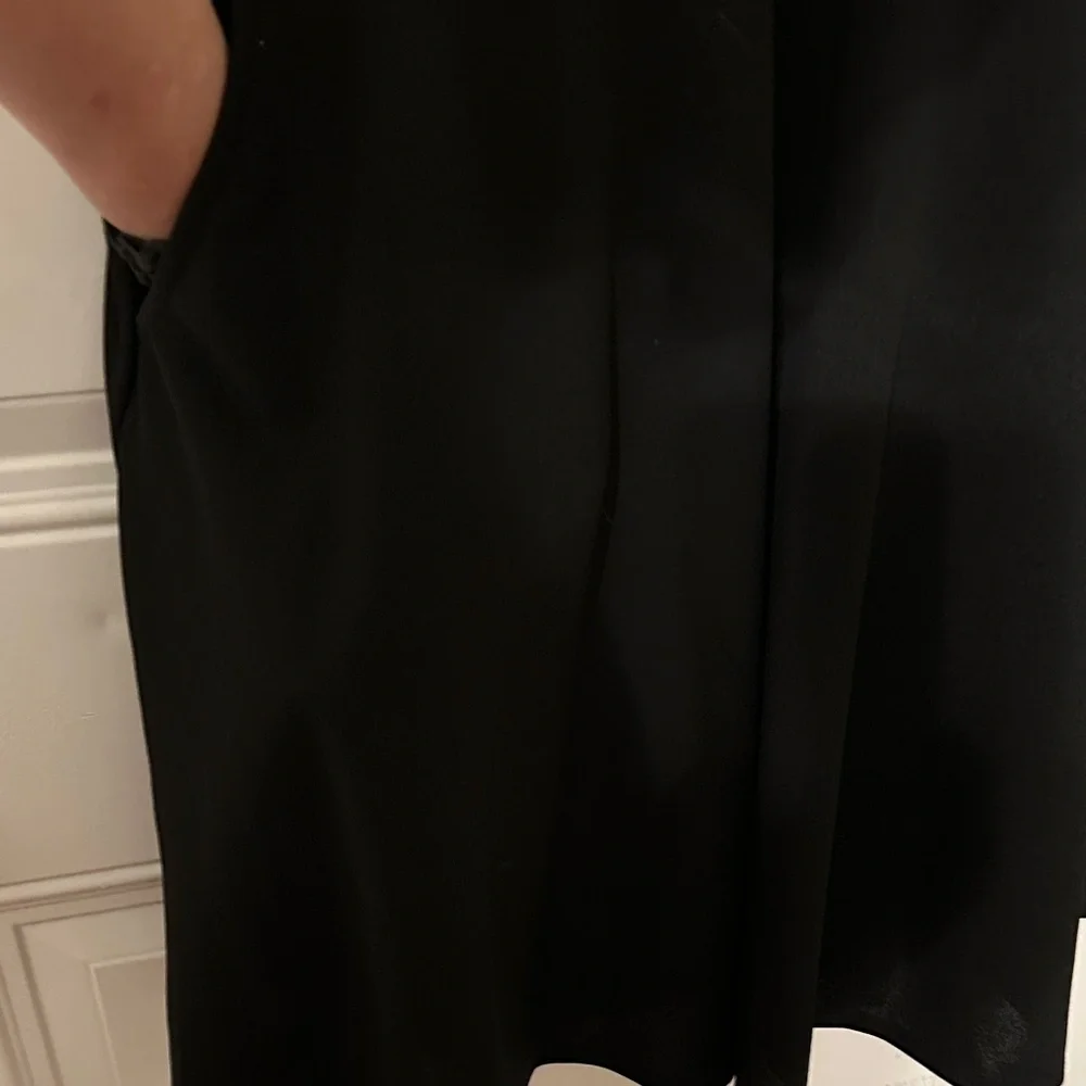 Black Sleeveless Dress with Silver Accents - Picture 6 of 7